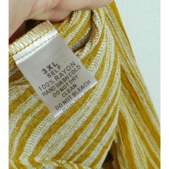 Davi & Dani 3XL Top Peasant Popover Smocked Square Neck Milkmaid Flutter Sleeve - Picture 5 of 9